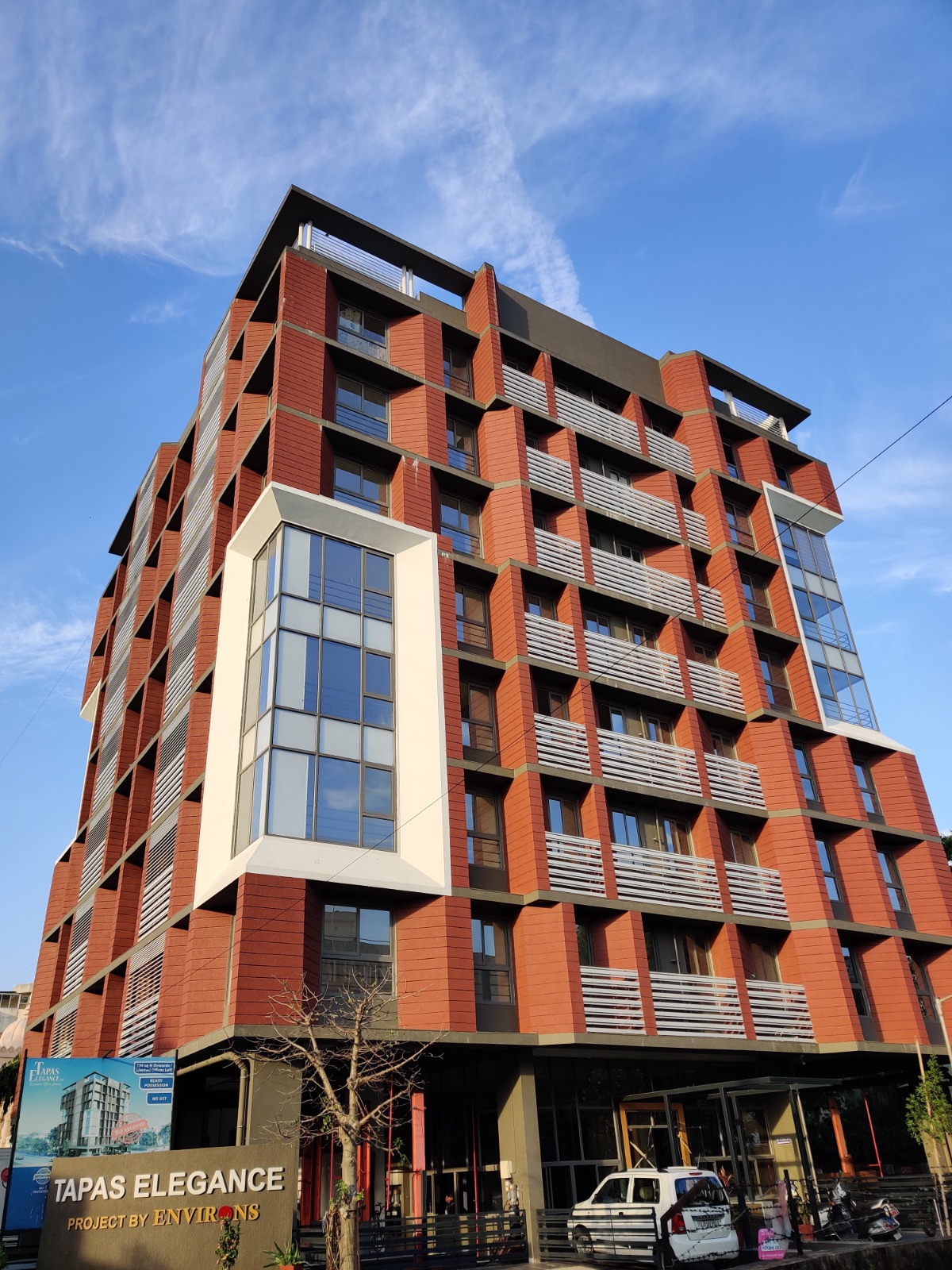 Tapas Elegance — commercial complex at Nehrunagar Cross Roads, Ambawadi, Ahmedabad